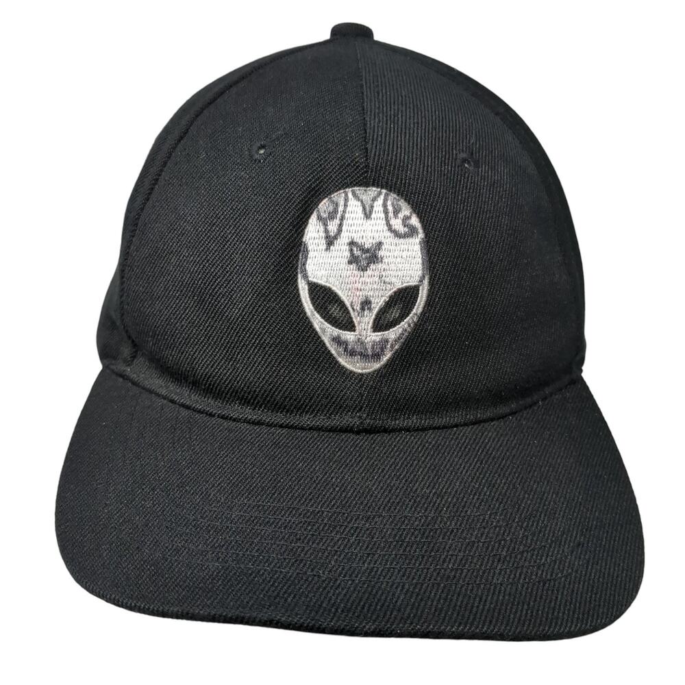 Alienware Strapback Hat Black One Size Adjustable Embroidered 6 Panel